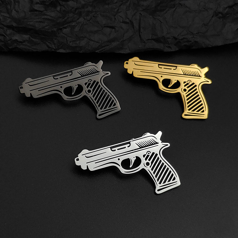 Pistol Brooch Pin