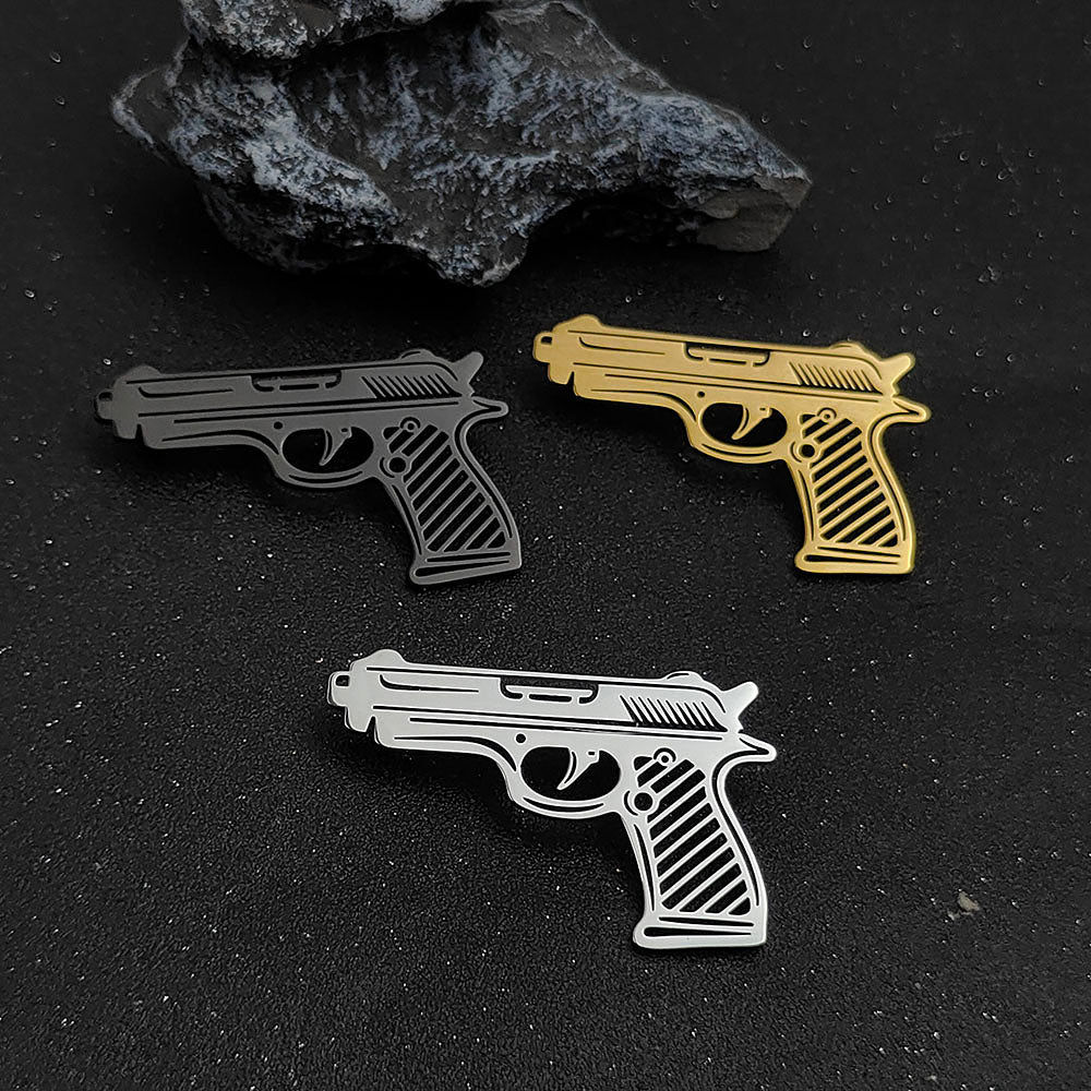 Pistol Brooch Pin