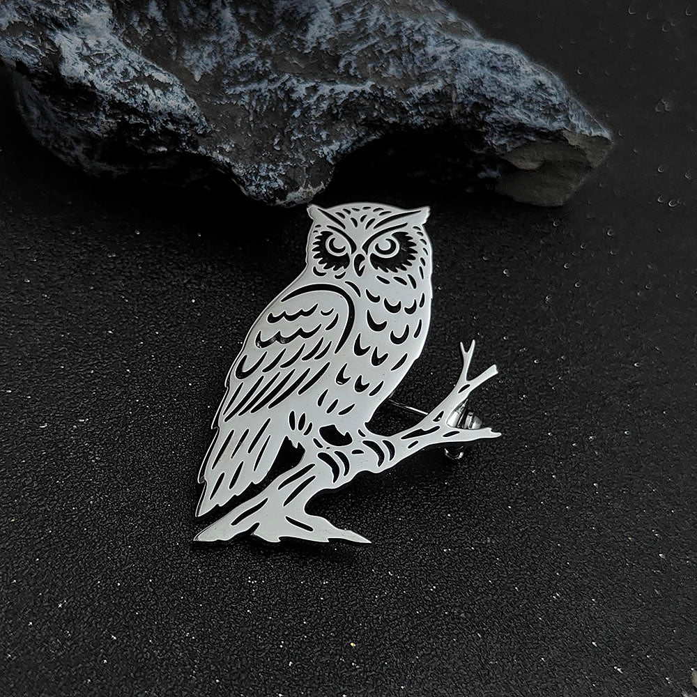 Owl Brooch Pin