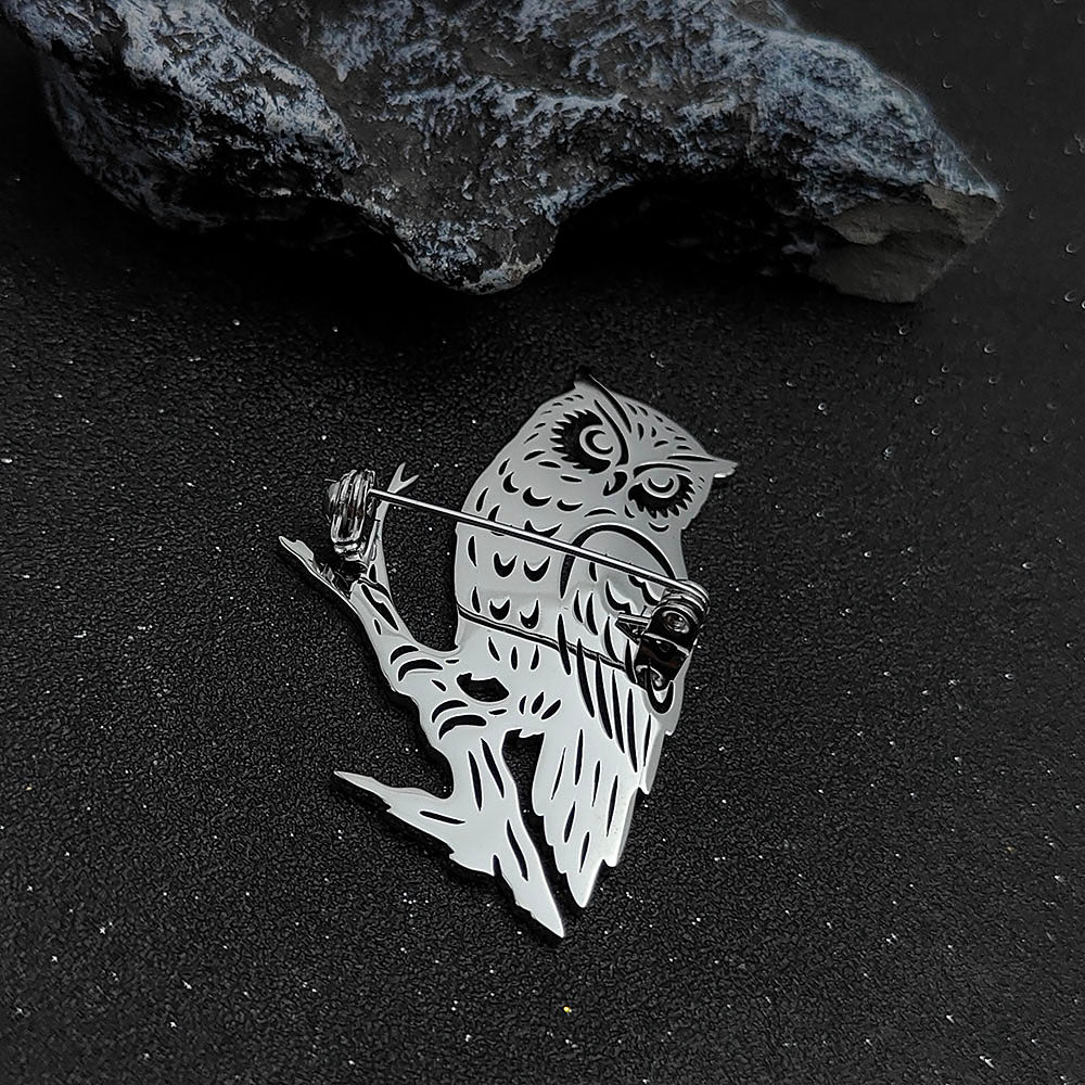 Owl Brooch Pin