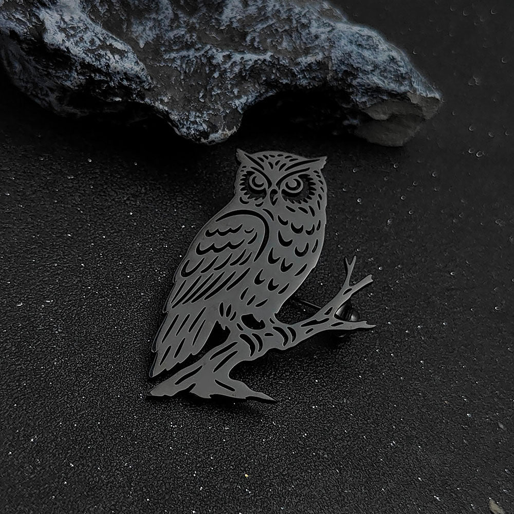 Owl Brooch Pin