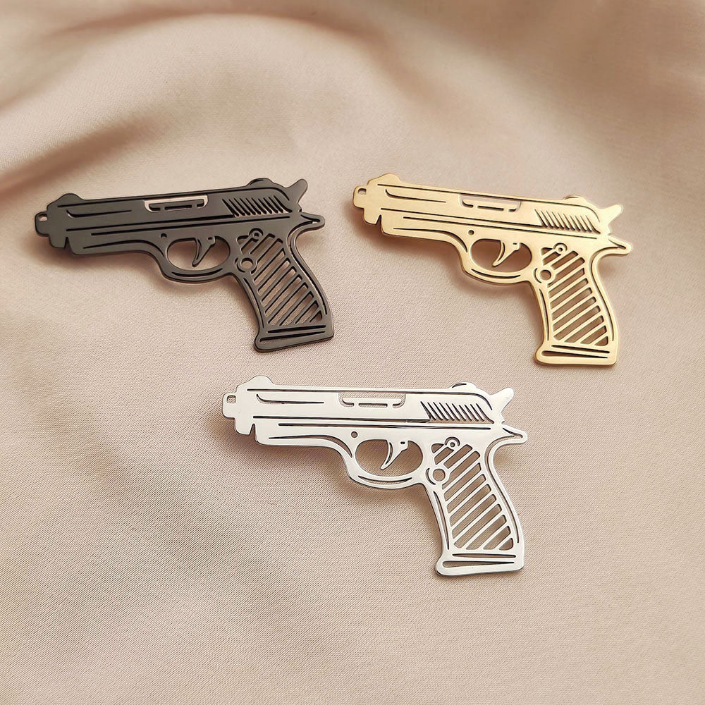 Pistol Brooch Pin