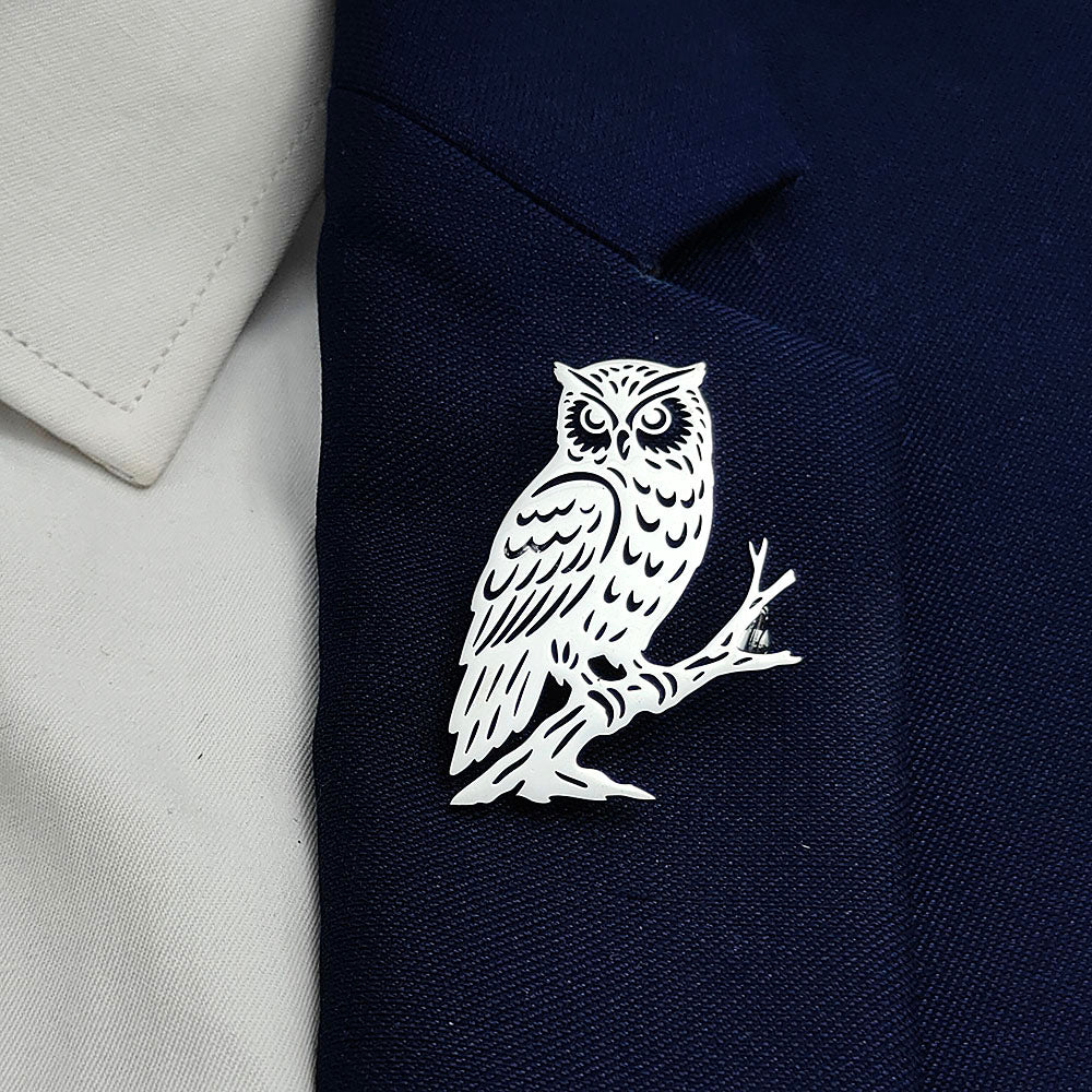 Owl Brooch Pin