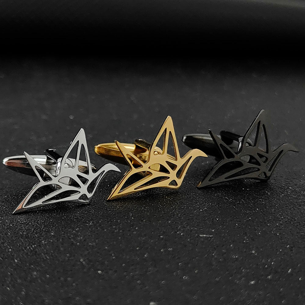 Paper Crane Cufflinks