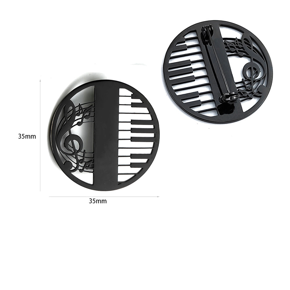 Piano Brooch Pin