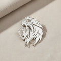 Lion Head Brooch Pin