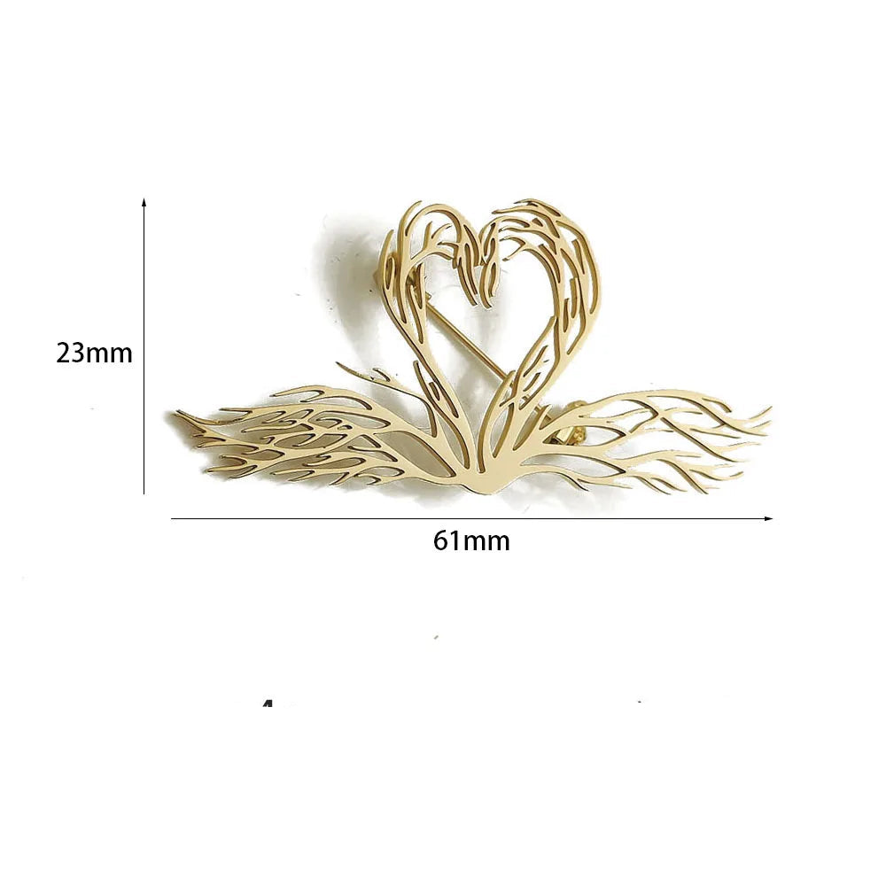 Swan Brooch Pin