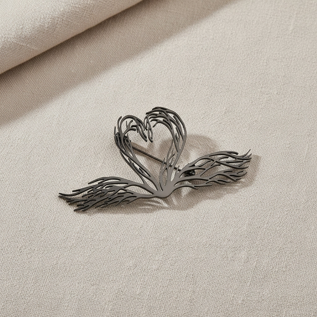 Swan Brooch Pin